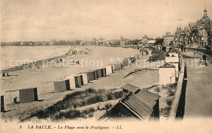 La Baule-Escoublac Plage vers le Poulignen