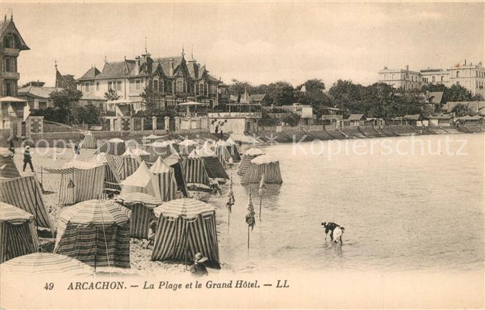 Arcachon Gironde Plage et Grand-Hotel