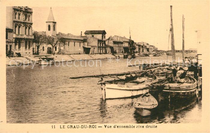 Le Grau-du-Roi Gard Rive droite Schiffe