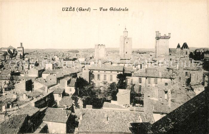 Uzes Vogelperspektive