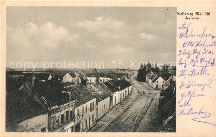 Juvincourt-et-Damary Weltkrieg 1914-1916