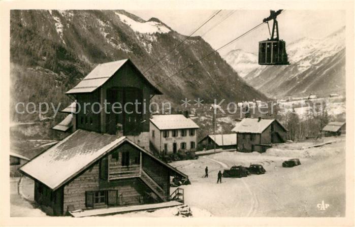 Les Houches La Chaumi?re Gare de Teleferique
