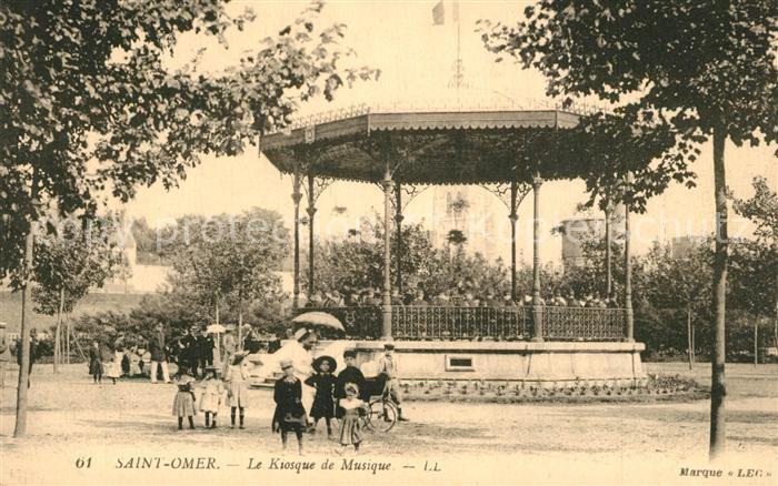 Saint-Omer Pas-de-Calais Kiosque de Musique Kinder