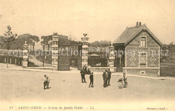 Saint-Omer Pas-de-Calais Entr?e du Jardin Public