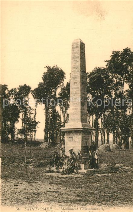 Saint-Omer Pas-de-Calais Monument Commemoratif