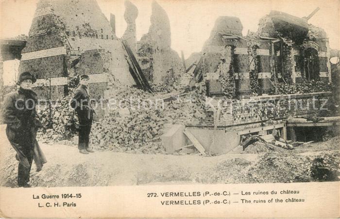 Vermelles Ler ruines du chateau