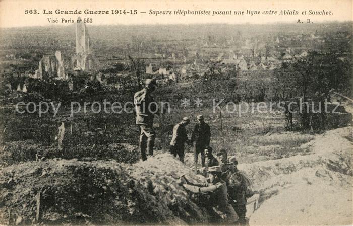 Paris La Grand Guerre 1914-15 Soldaten Ruinen