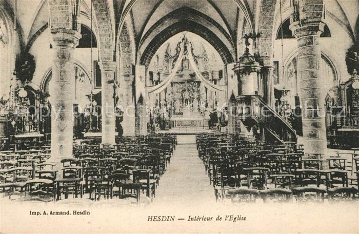 Hesdin Eglise interieur