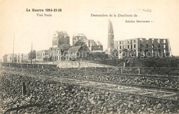 Paris Grande Guerre 1914-15-16 Ruines Distillerie