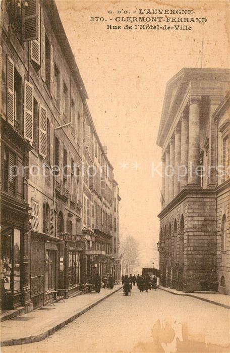 Clermont Ferrand Puy de Dome Rue de L Hotel de Ville