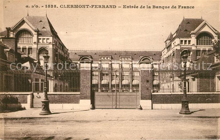 Clermont Ferrand Puy de Dome Entr?e de la Banque de France