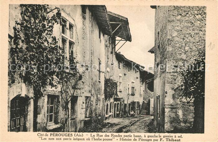 Perouges rue des Rondes partie basse