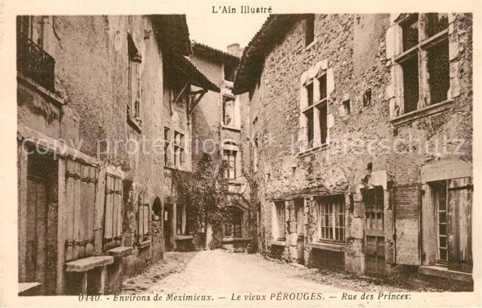 Meximieux Vieux Perouges Rue des Princes