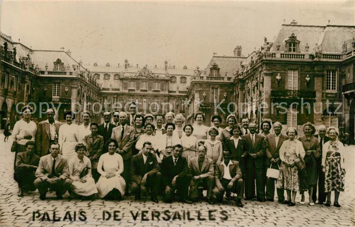 Versailles Yvelines Palais Gruppenfoto