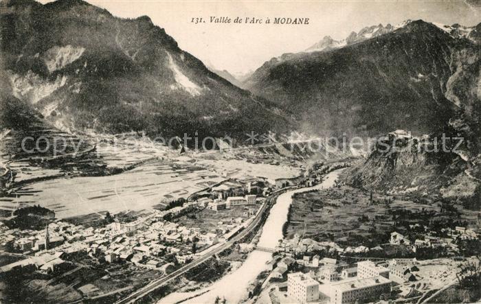 Modane Fliegeraufnahme Vallee de L Arc