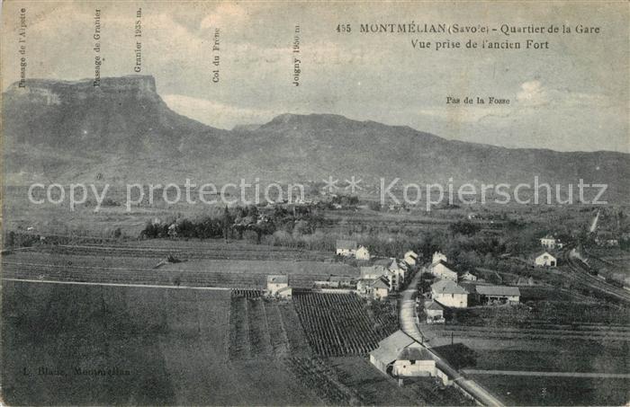 Montmelian Quartie de la Gare Fliegeraufnahme