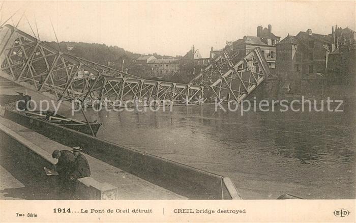 Creil Pont detruit