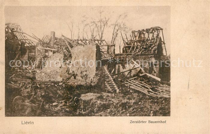 Lievin Zerst?rter Bauernhof