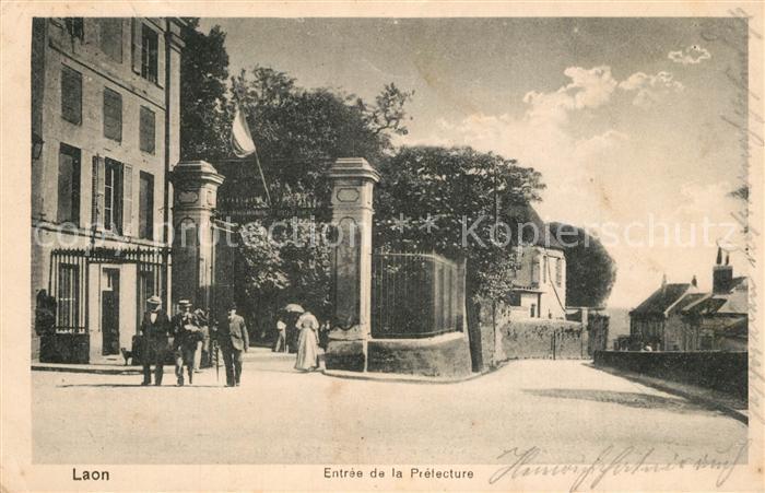 Laon Aisne Entr?e de la Pr?fecture