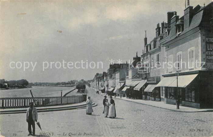 Joigny Yonne Le Quai de Paris