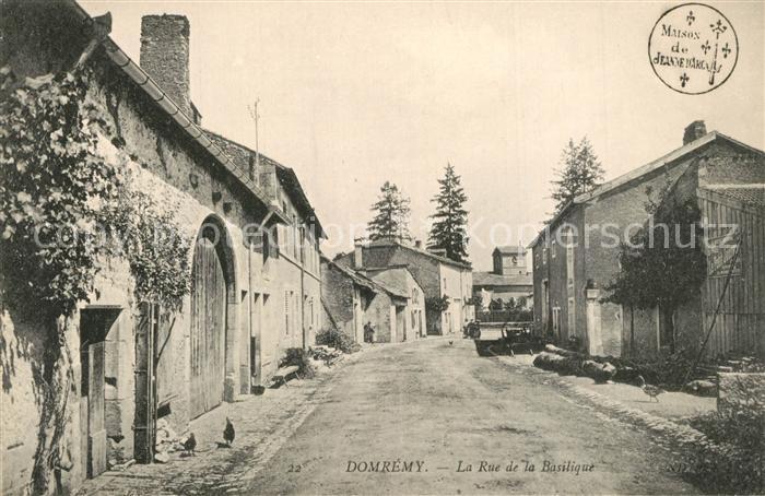 Domremy-la-Pucelle Vosges Rue de la Basilique