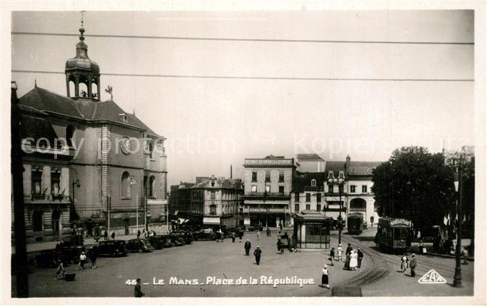 Le Mans Sarthe Place de la Republique
