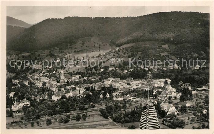 Saint-Amarin Haut Rhin Alsace Fliegeraufnahme
