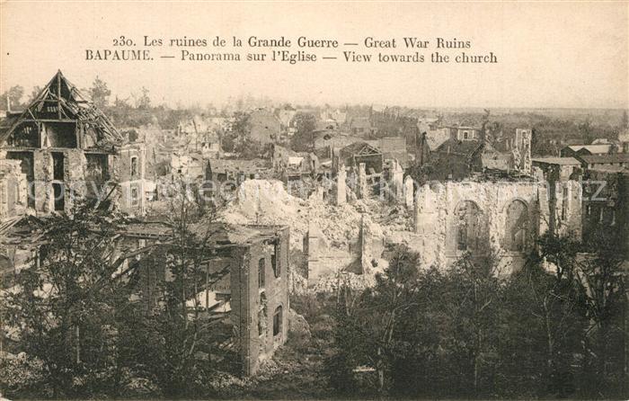 Bapaume Le Ruines de la Grand Guerre