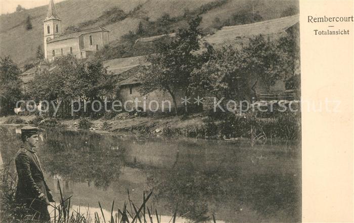 Rembercourt-sur-Mad Soldat am Fluss