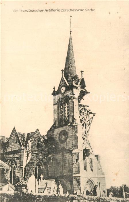 Thiescourt Kirchenruine