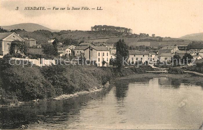 Hendaye Pyrenees Atlantiques Vue sur la Basse Ville