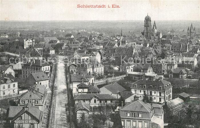 Schlettstadt Fliegeraufnahme