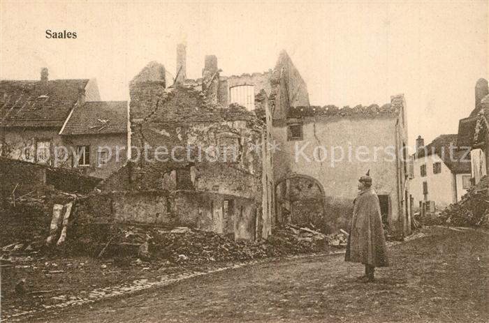 Saales Ruinen Soldat