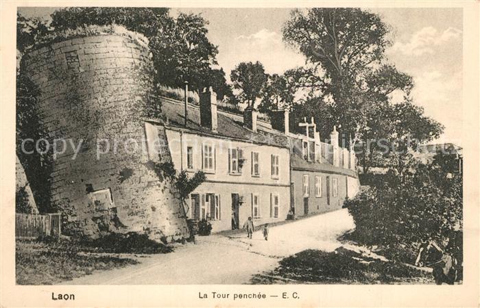 Laon Aisne La Tour pench?e