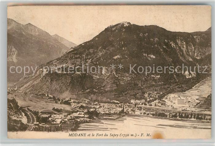 Modane Fliegeraufnahme Fort du Sapey