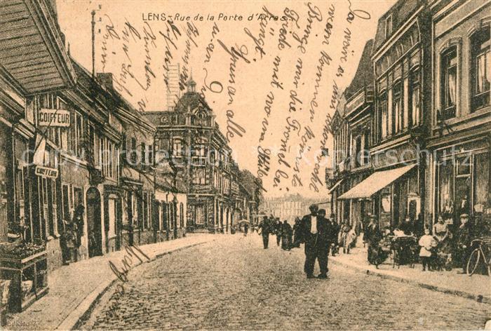 Lens Pas-de-Calais Rue de la Porte d`Arra