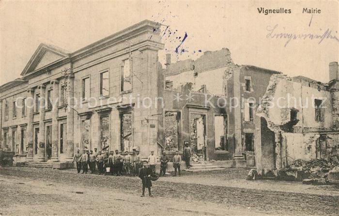 Vigneulles-les-Hattonchatel Mairie zerst?rt