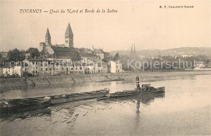 Tournus Quai du Nord et Bords de la Saone