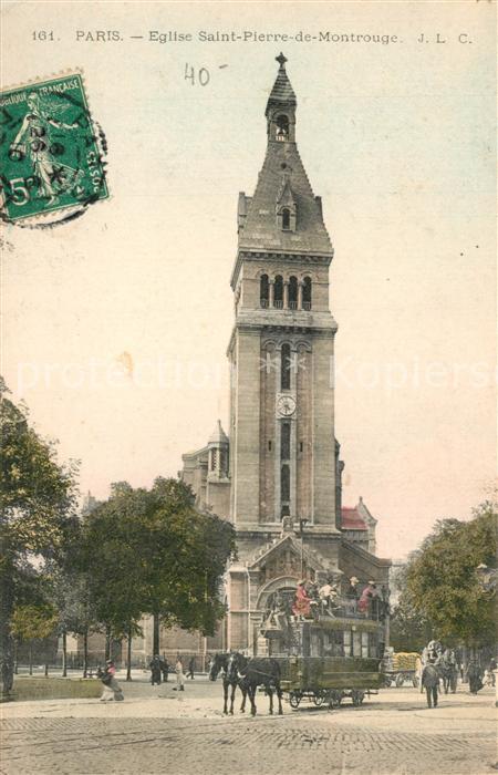 Paris Eglise Saint Pierre de Montrouge Pferde