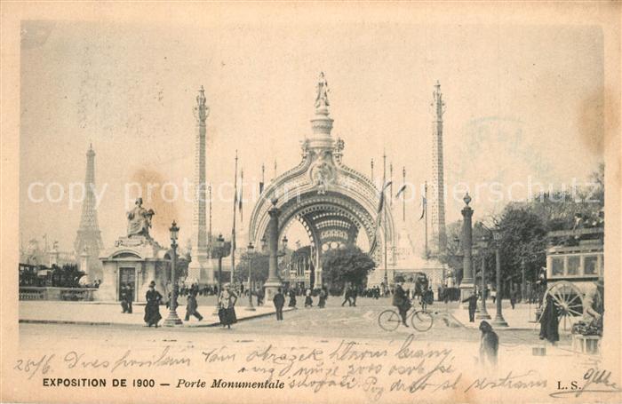 Paris Exposition de 1900 Porte Monumentale