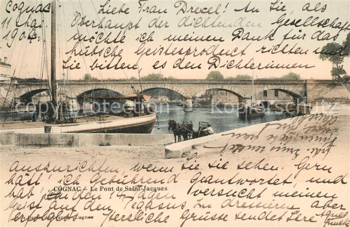 Cognac Charente Le Pont de Saint Jacques