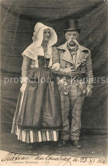 Normandie Region Costumes Normands Tracht