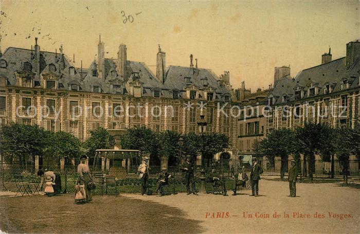 Paris Un Coin de la Place des Vosges