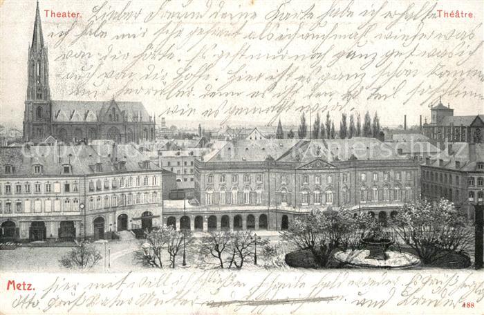 Metz  57 Moselle Theater Kirche