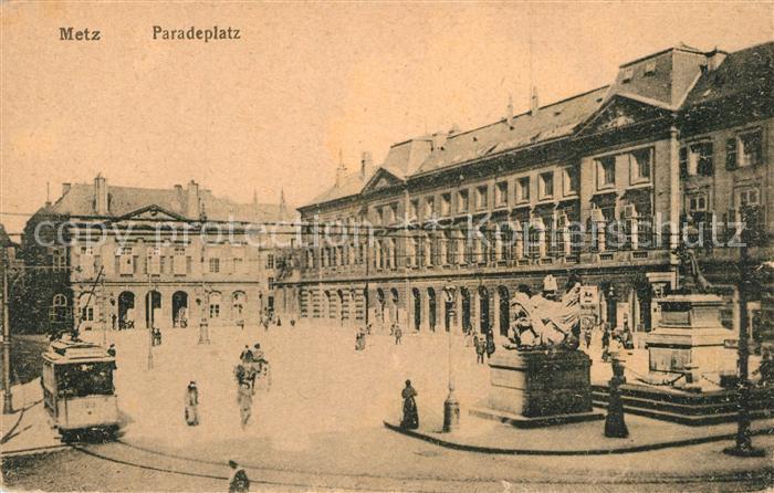Metz  57 Moselle Paradeplatz Strassenbahn
