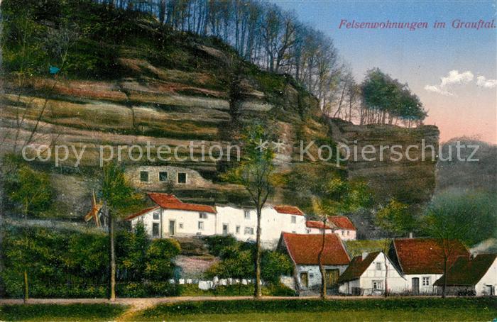 Graufthal Bas Rhin Felsenwohnungen