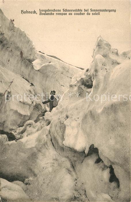 Hohneck losgebrochene Schneew?chte