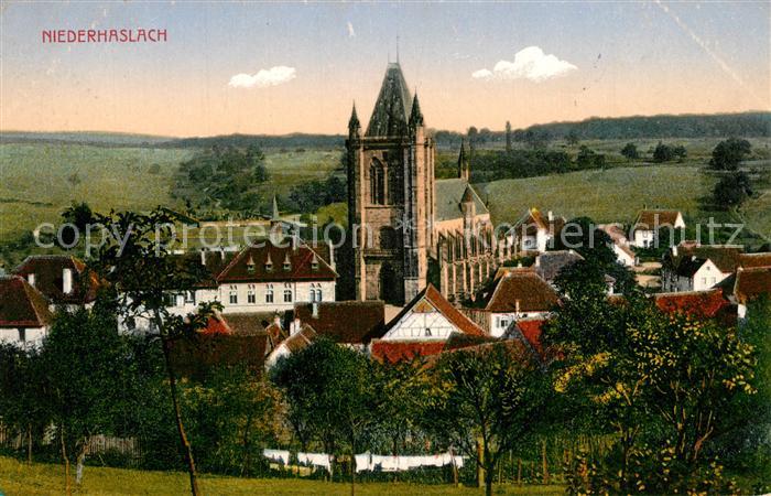 Niederhaslach Kirchenpartie