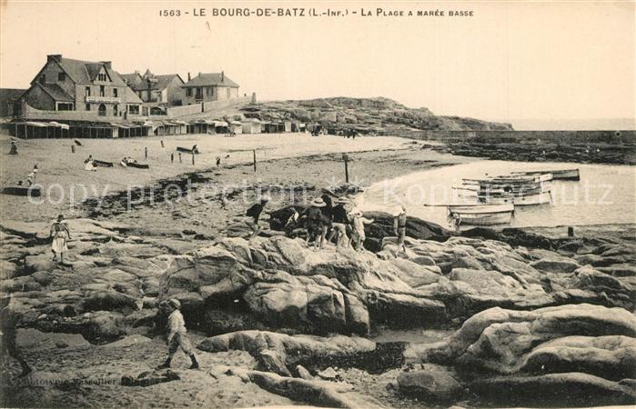 Le Bourg-de-Batz La Plage a mar?e basse