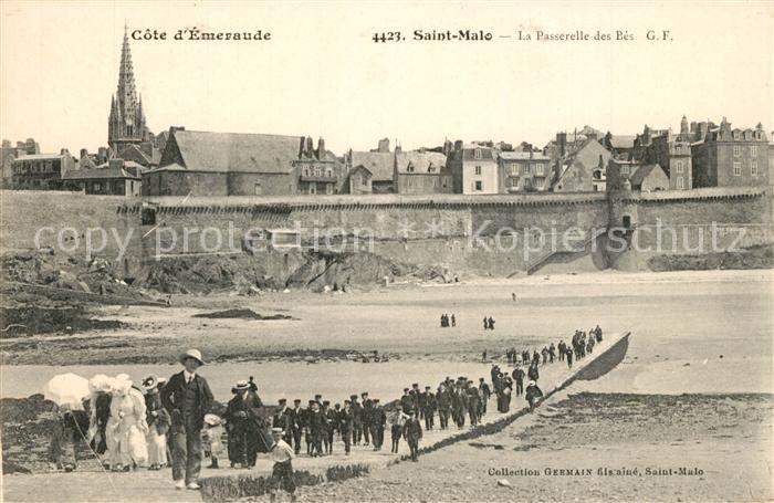 Saint-Malo 35 La Passerelle de Bes G. F.